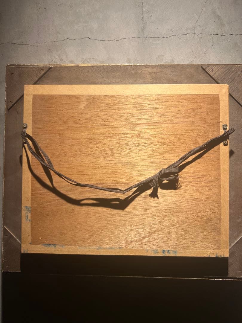 他の方発送×肉筆油彩画　【Paris】　直筆サインあり