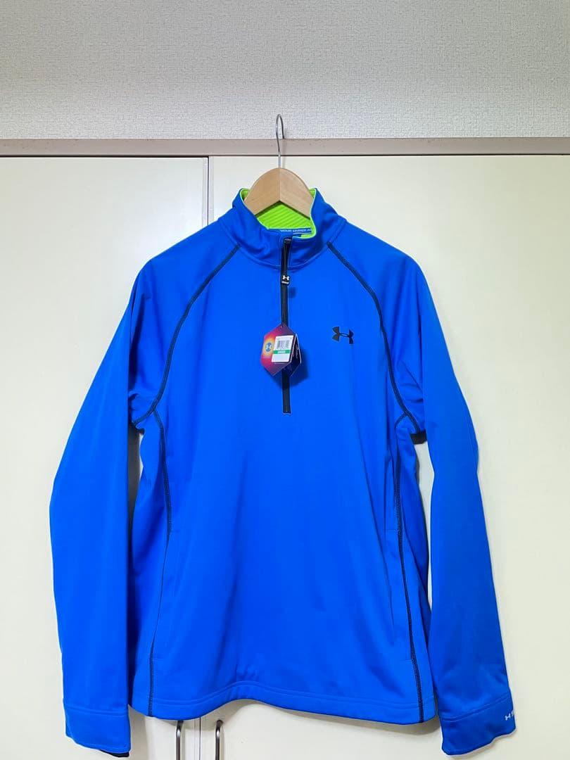 Under Armour ハーフジップジャケット M 青