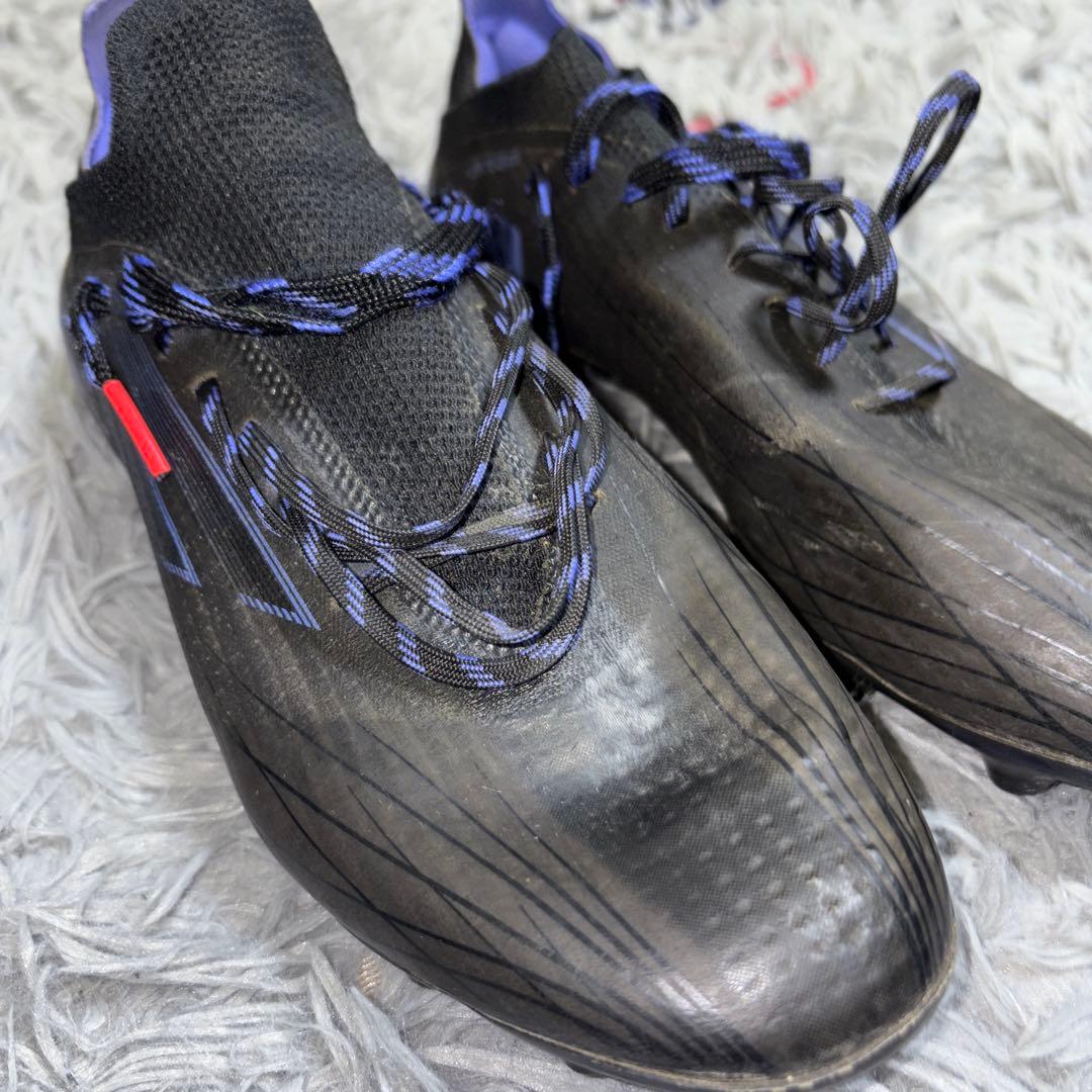 ⭐️超お得 1回のみ使用adidas サッカースパイク ブラック/パープル