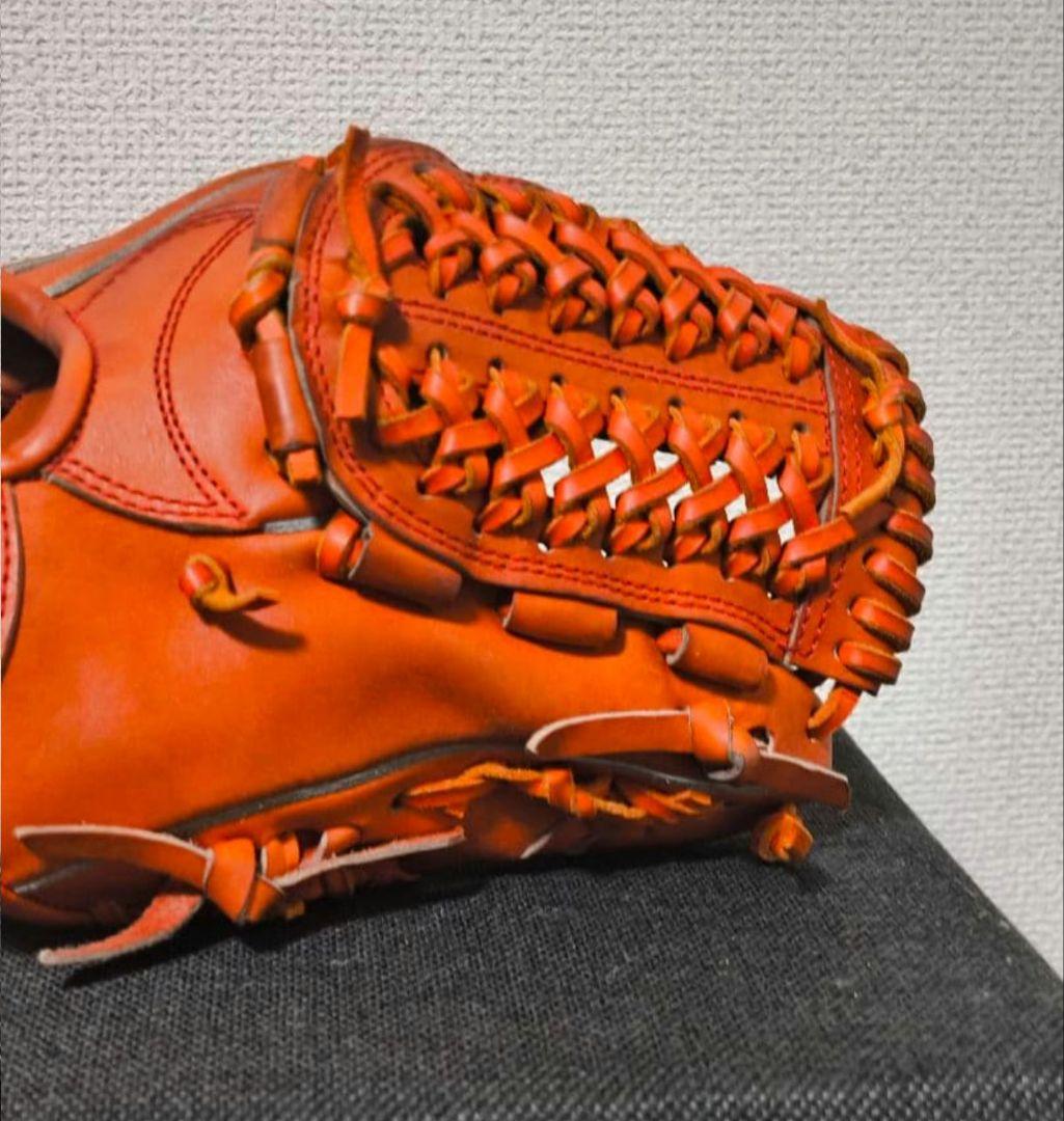 サンク　アトムズ　がばいレザー　グローブ　グラブ　硬式　内野手用　試作レザー