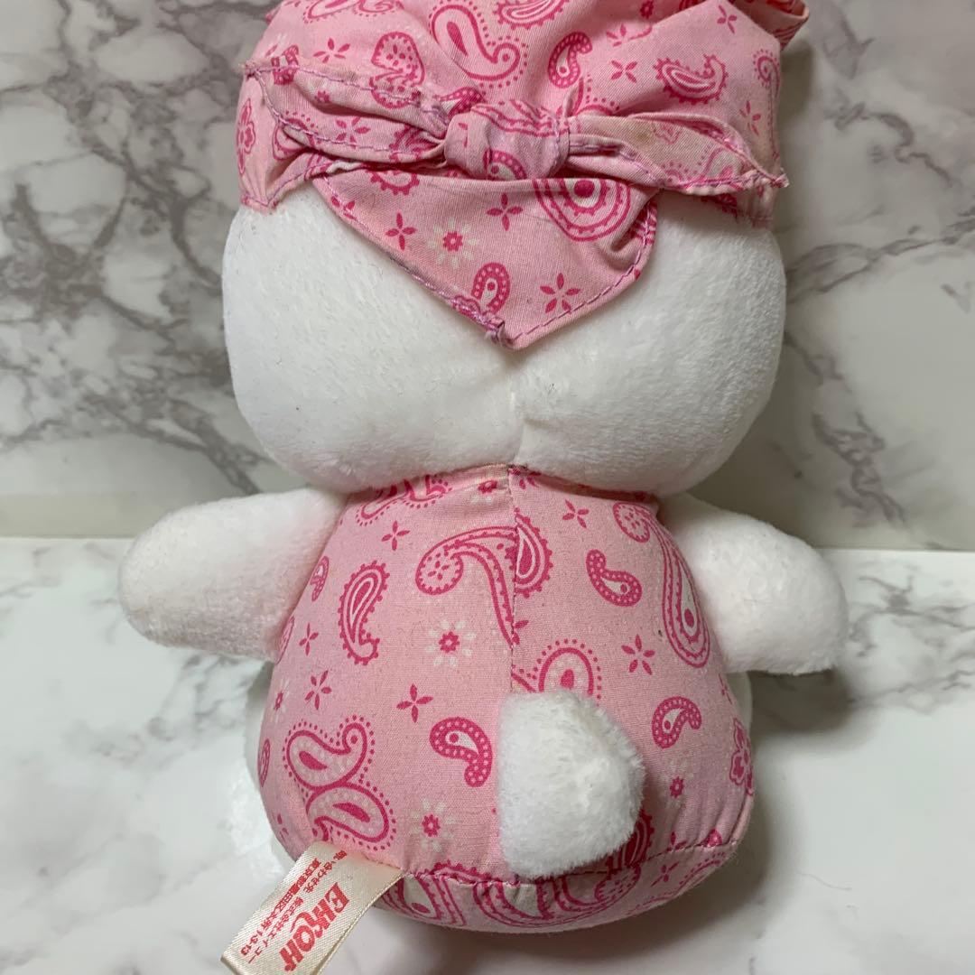 Sanrio Hello kitty カオハナキティ　ペイズリー柄　バンダナ