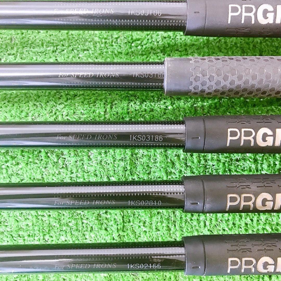 テ96★プロギア901 スピードアイアン10本セット PRGRカーボン M-40