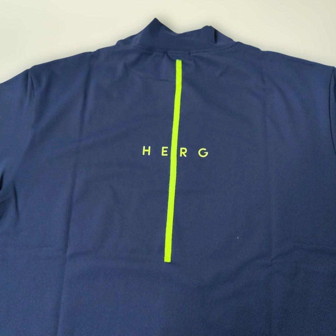 ※新品未使用タグ付き※HERG１モックネック半袖シャツ