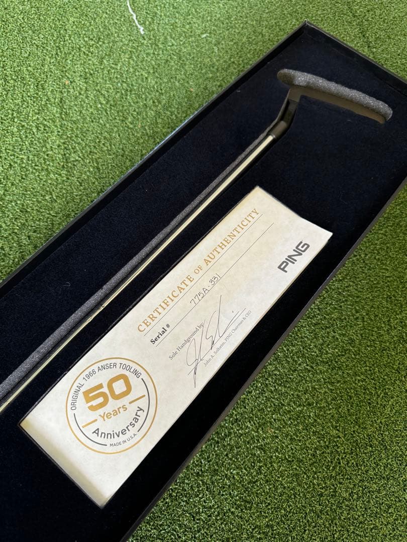 激レア　ピン 50周年記念モデル アンサー　限定　パター　ping