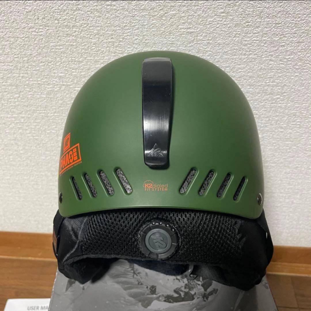 未使用　K2 PHASE グリーンヘルメット　MIPS