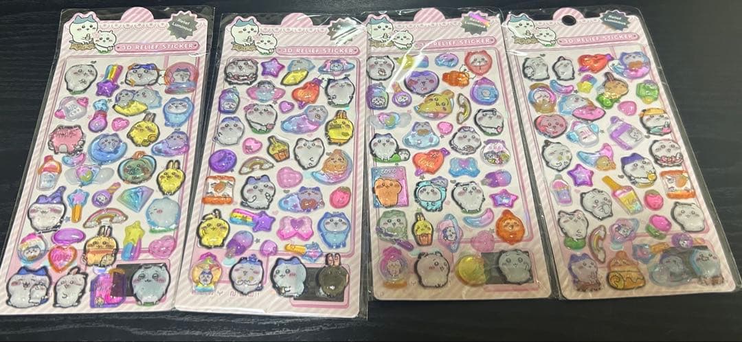ボンボンドロップシール　シール　サンリオ　ちいかわ　動物　まとめ売り　４８点