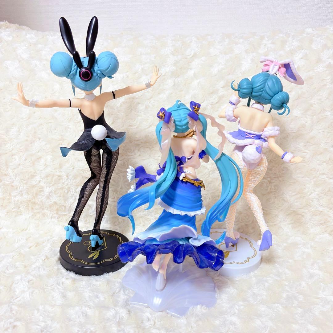 初音ミク　フィギュア3点セット　バニー　マーメイド