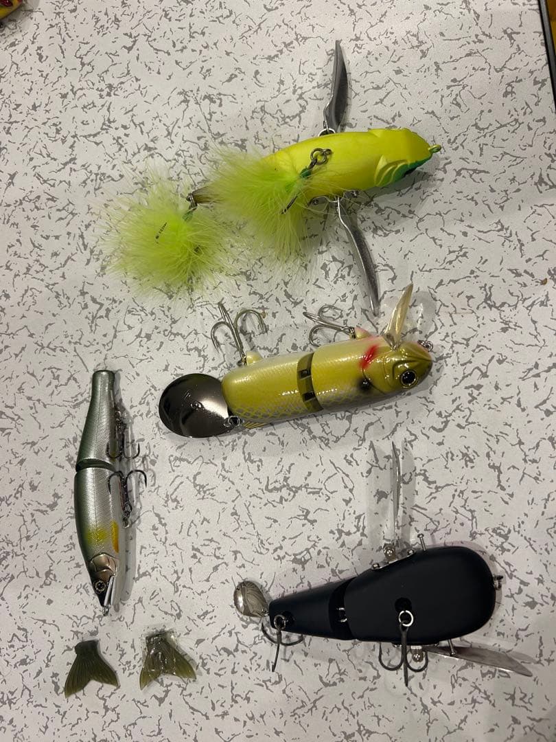 ビッグベイト 4個 ジョイクロ128 ダッヂ MTウェイク NZクローラーJr