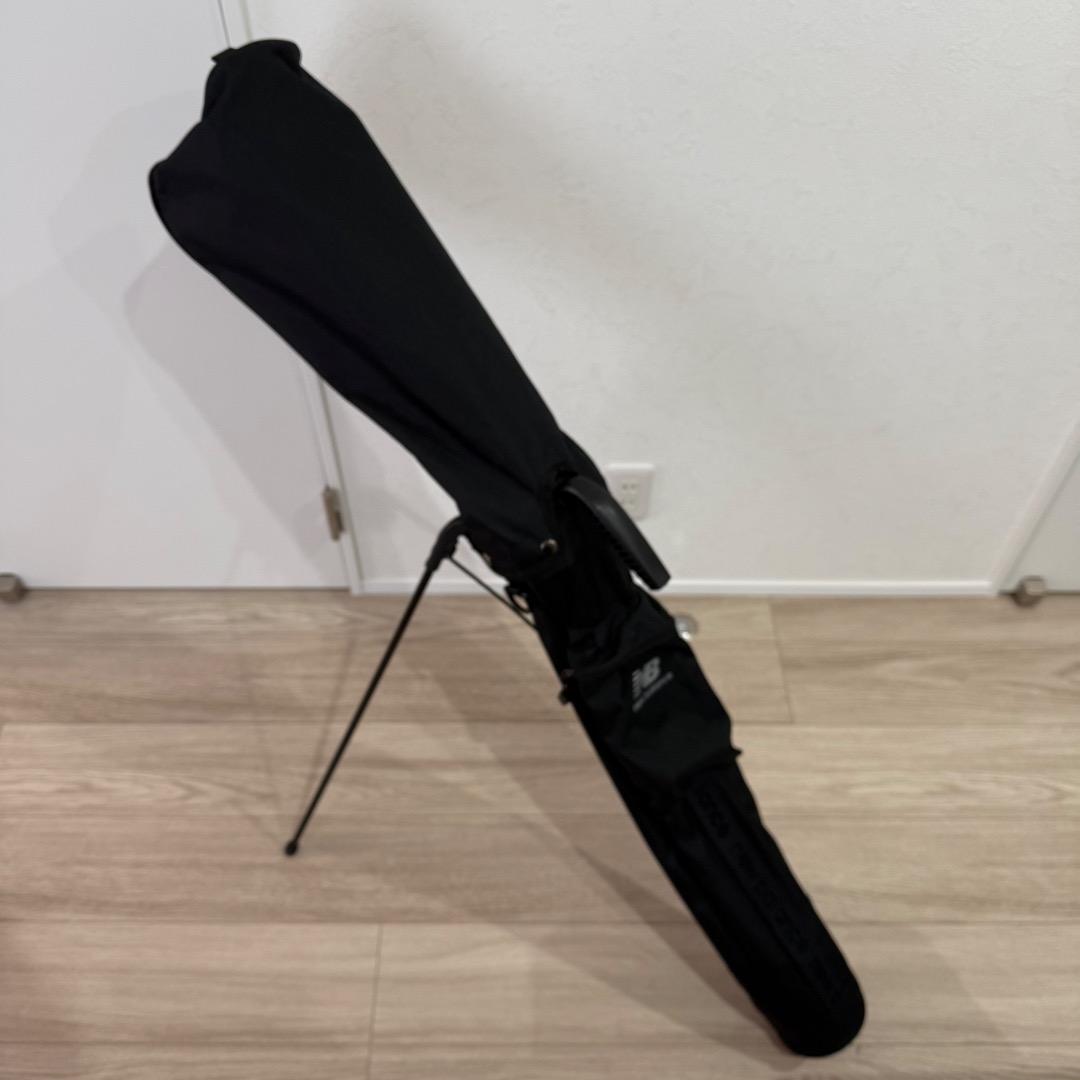 【美品】ニューバランス ゴルフ セルフスタンドバッグ ブラック