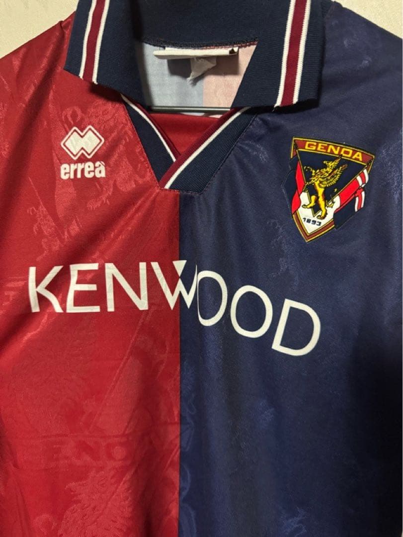 ジェノア　GENOA ユニフォーム　94-95 errea Mサイズ　三浦知良