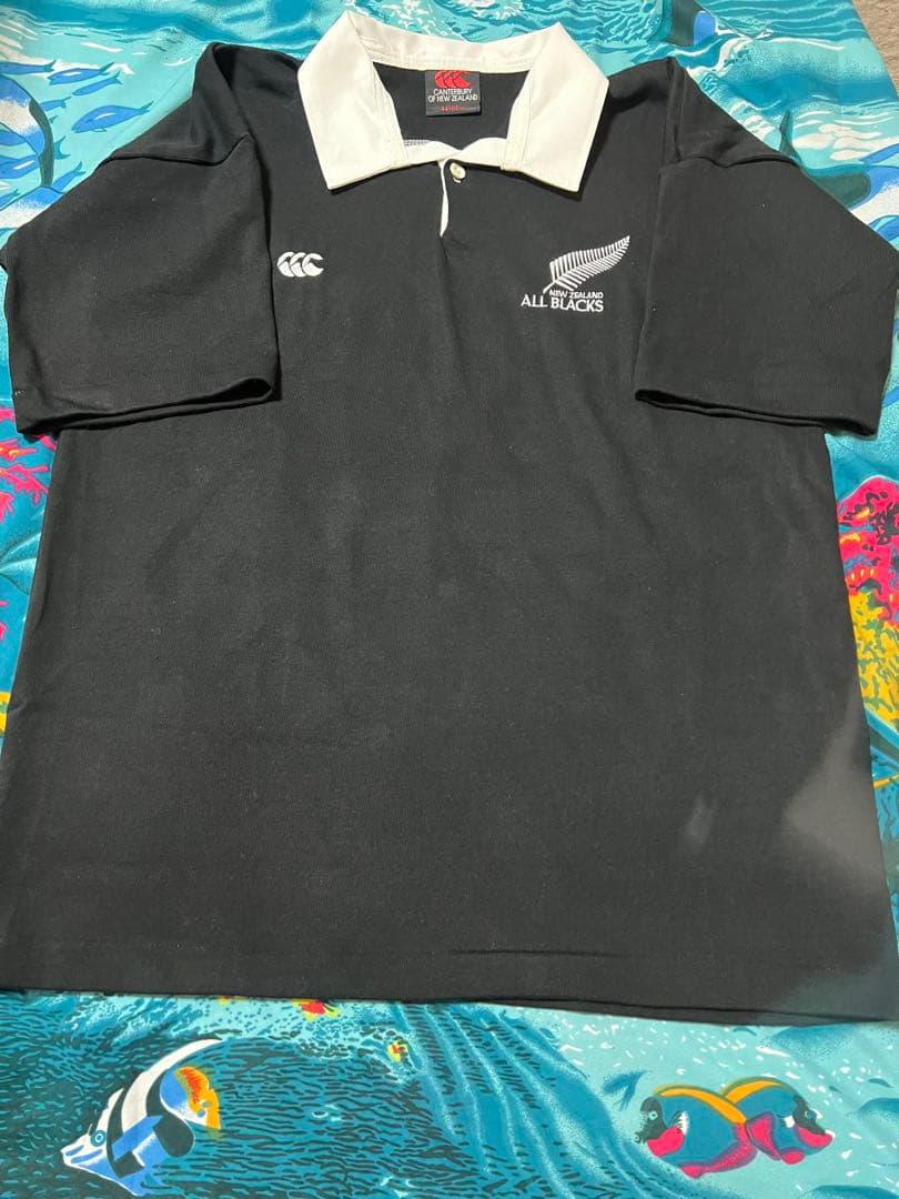 CANTERBURY ALL BLACKSラガーシャツ カンタベリーラガーシャツ