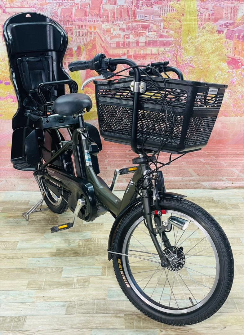 ZK3634 電動自転車 ブリヂストン アンジェリーノ 子供乗せ 20インチ