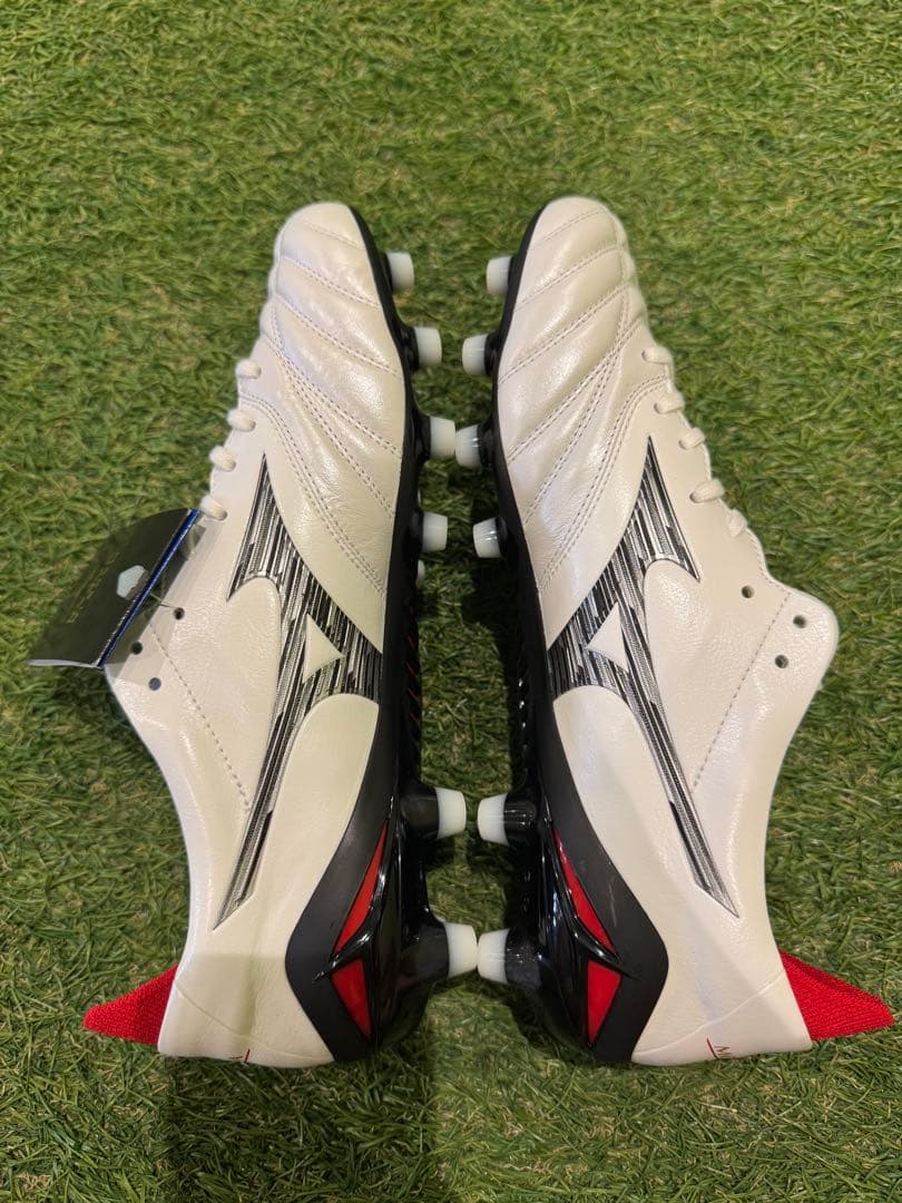 Mizuno サッカーシューズ ホワイト/レッド 日本製