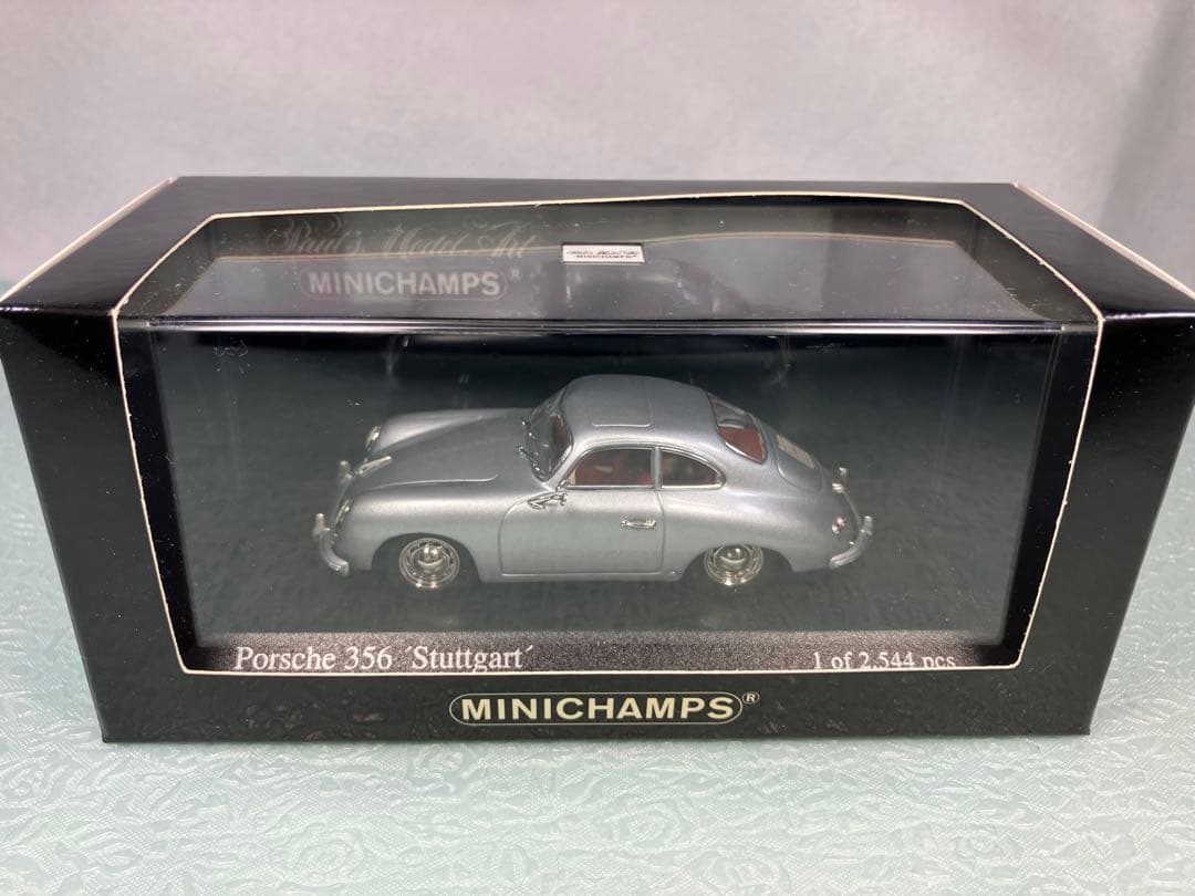 ミニチャンプスPorsche 356 A'Stuttgart' シルバー1954