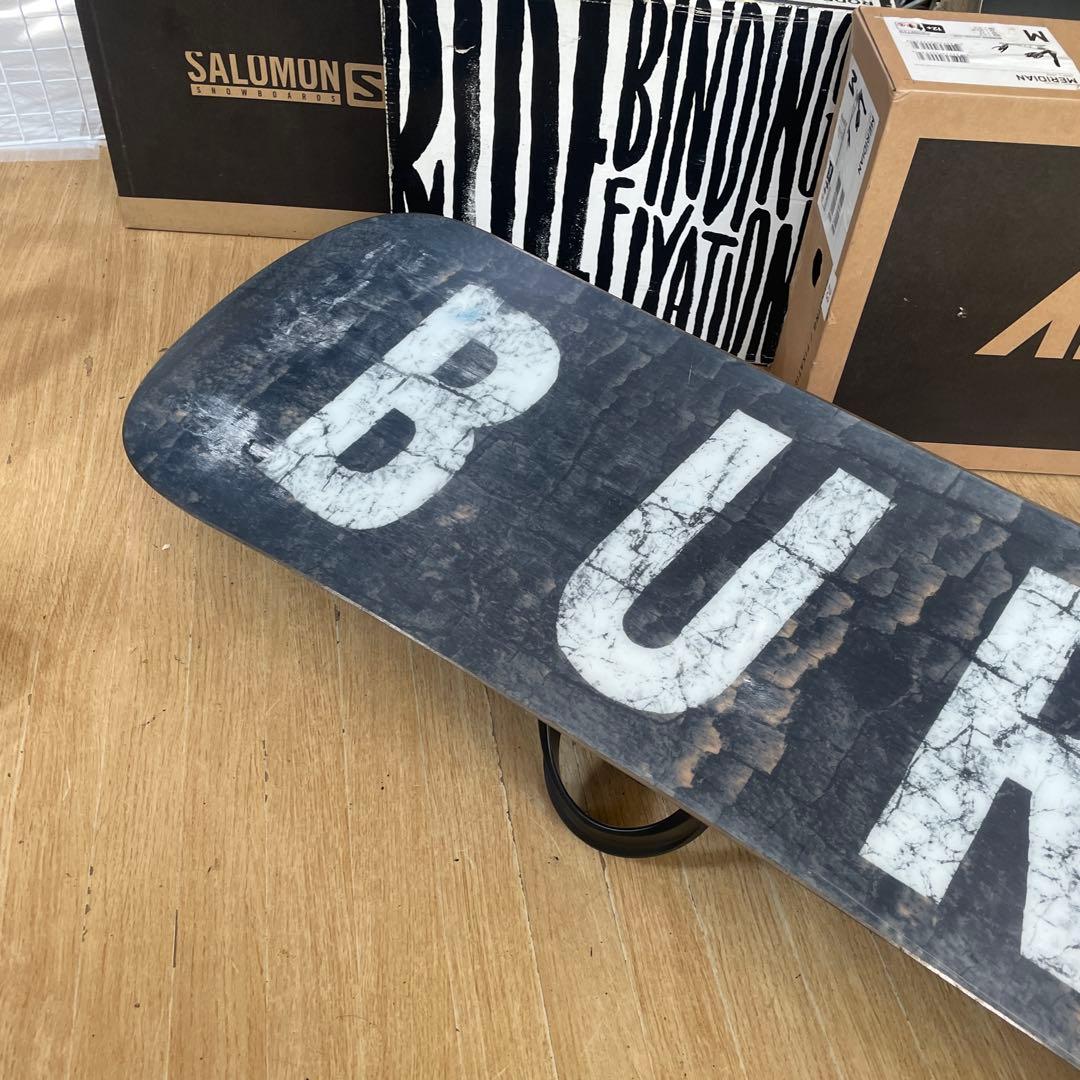 BURTON×ZUMA　バートン　ワイドモデル　未使用バイン付スノーボードセット
