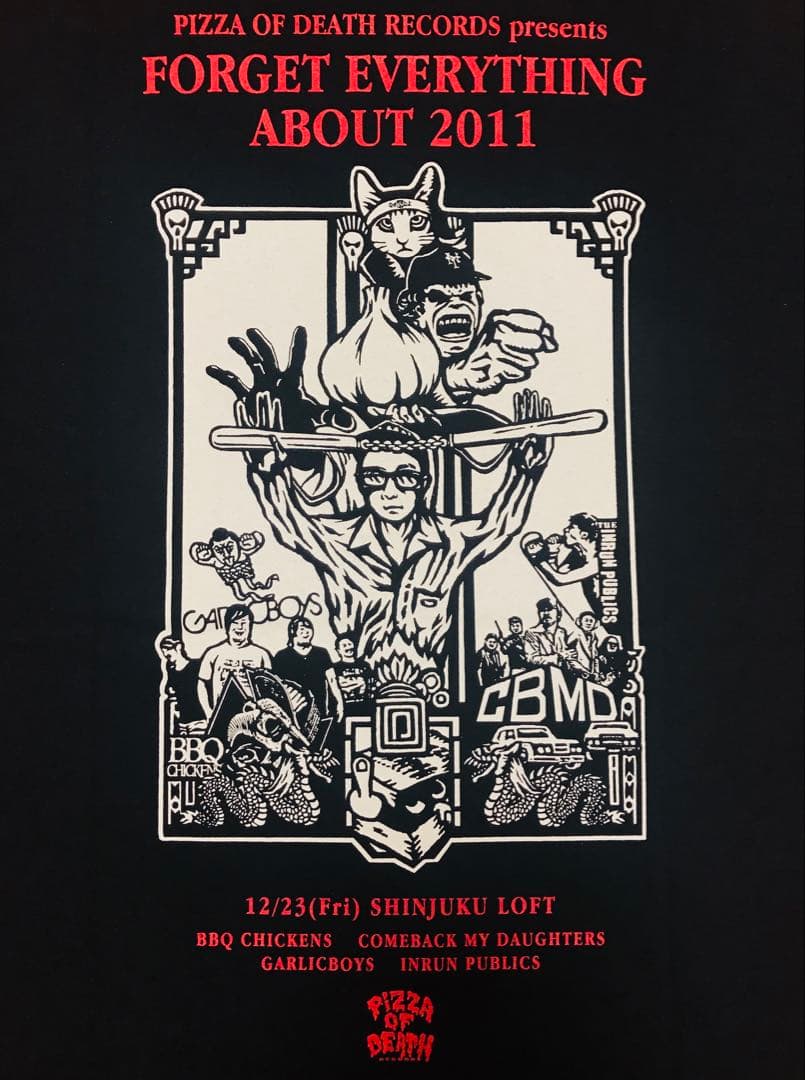 新品 ピザオブデス『暴年會'11』Tシャツ① 横山 健 KEN YOKOYAMA