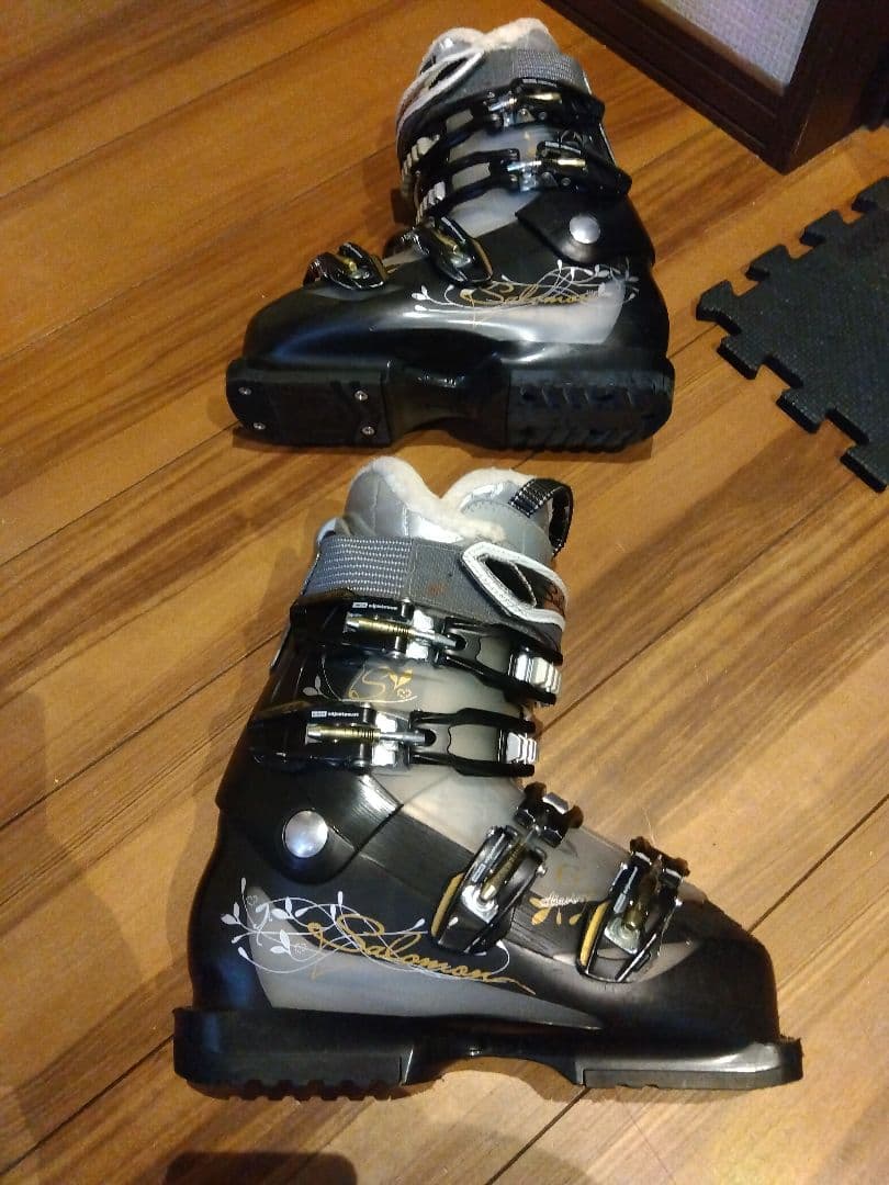 【ハイエンド】SALOMON 学生・レディース スキーセット メンテ・WAX済✔