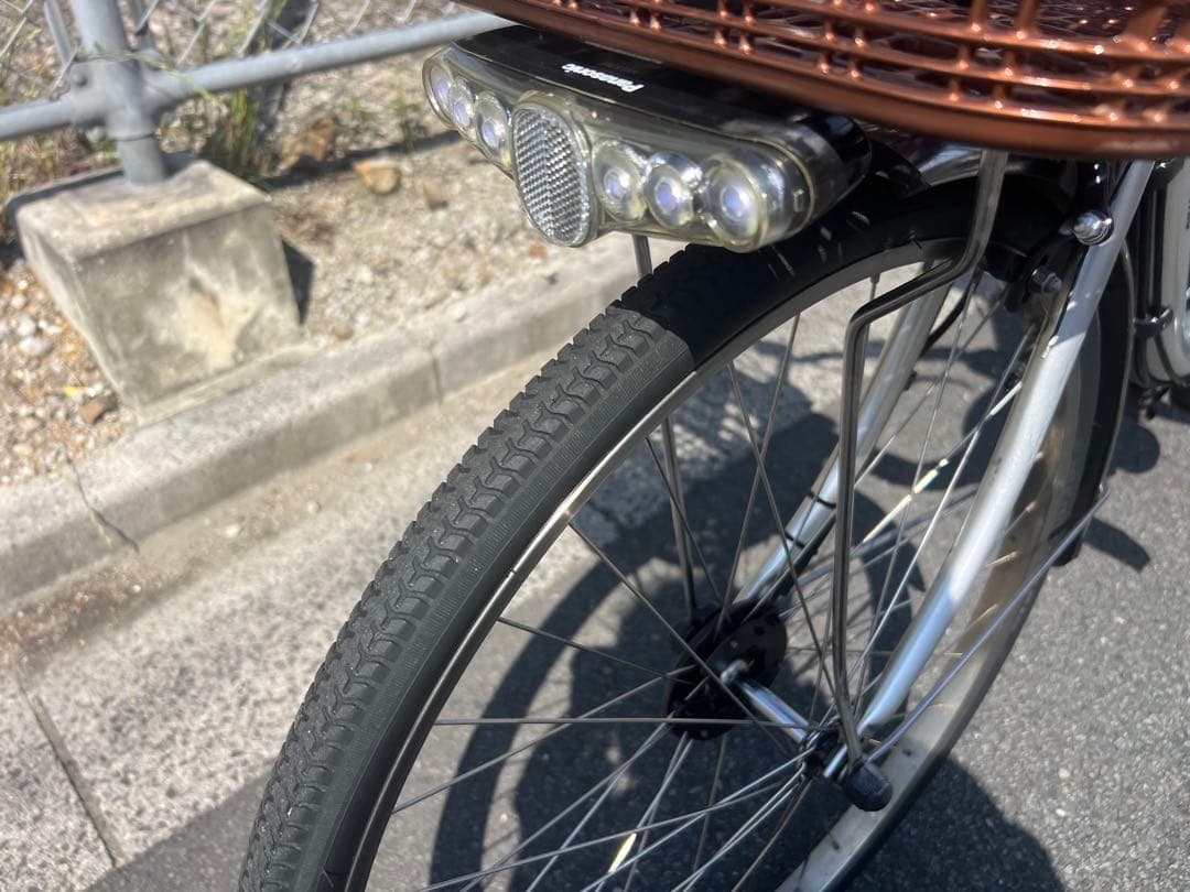 panasonic新基準ほとんど新品に近い電動アシスト自転車都内配送料無料