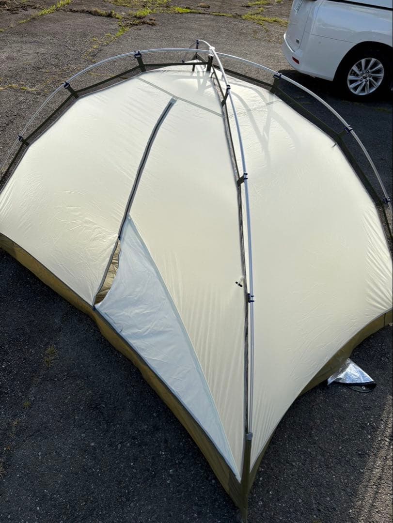 プロモンテ　VL37テント　オリーブ色アンダーシートつき