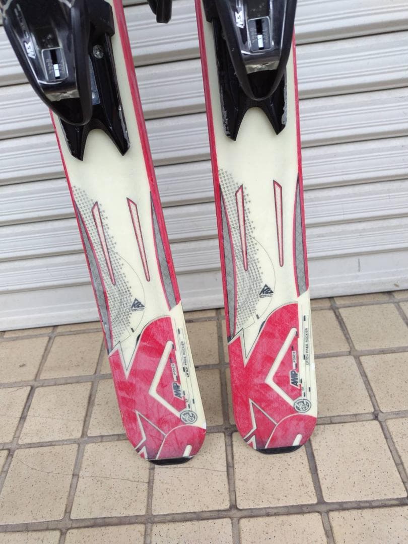K2 AMP FORCE オールラウンドスキー板 160cm ビンディング付き！