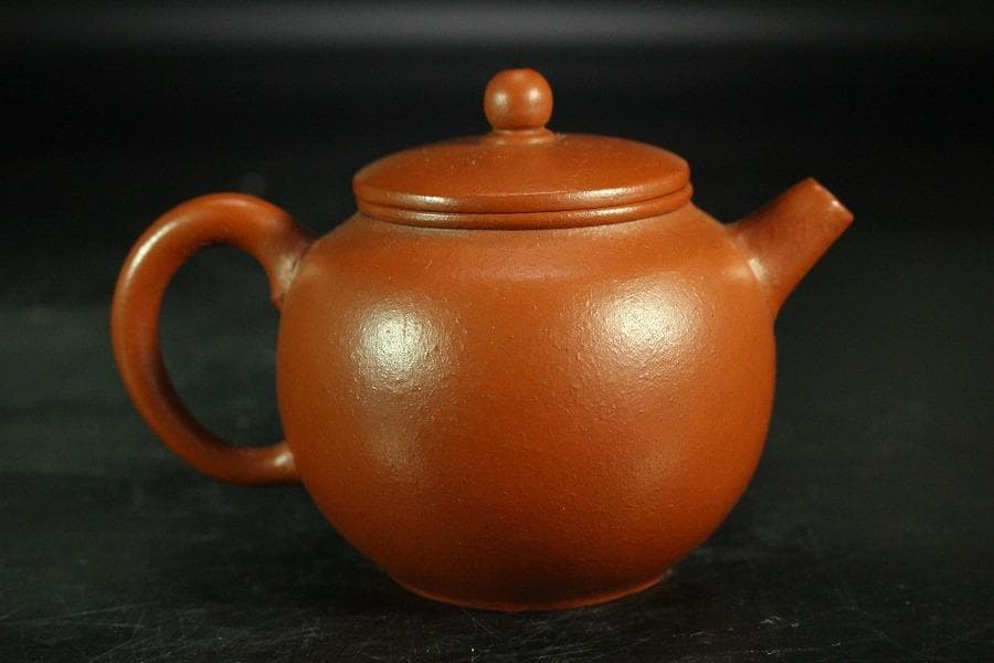 中国美術 煎茶 朱泥 茶器 在印(K-YC691)
