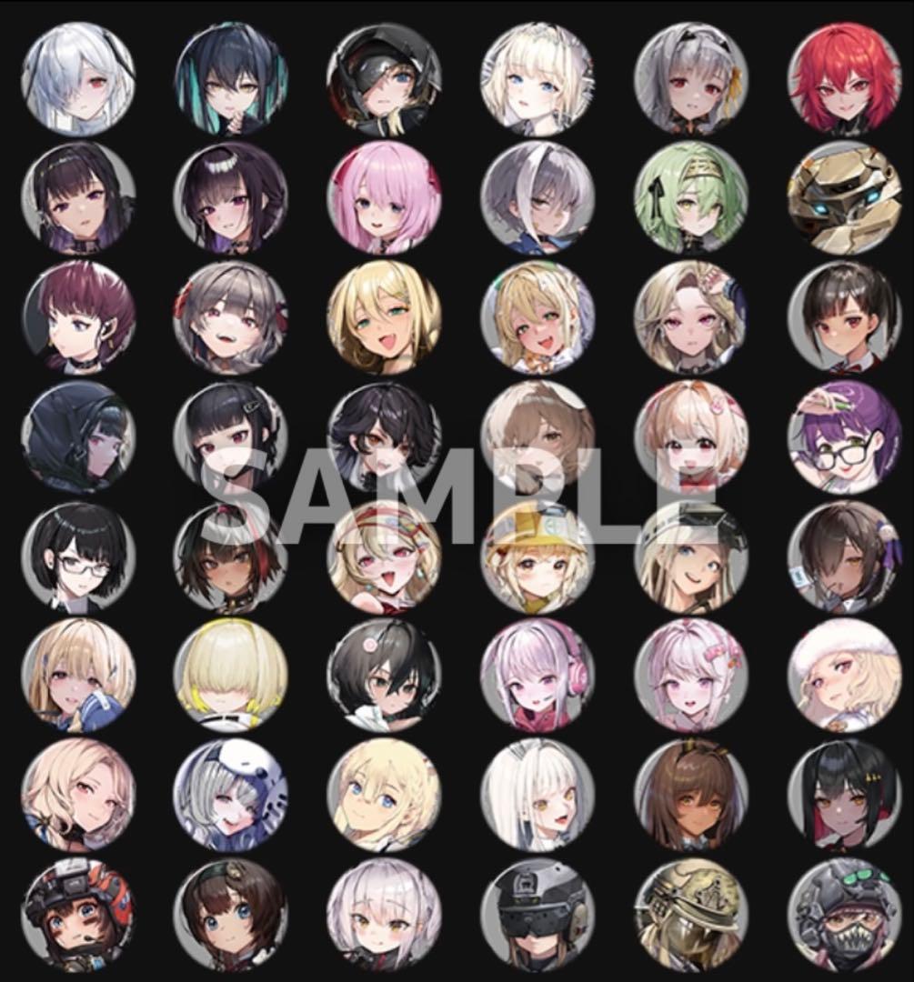 ホロ【グレイブ 缶バッジ】勝利の女神NIKKE アーク三大企業博覧会 ニケ展