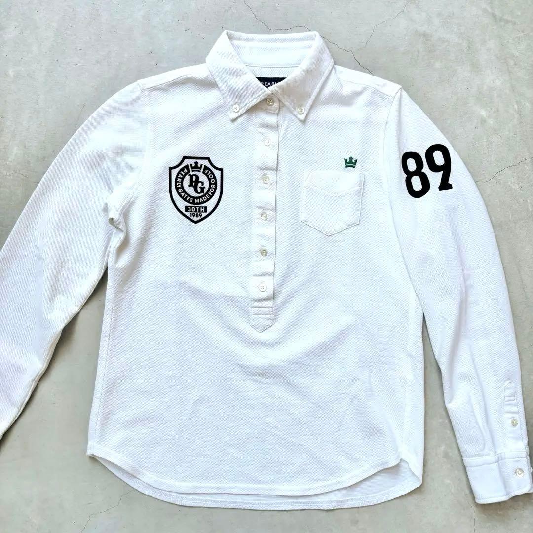 【美品】PEARLY GATES 30周年 ボタンダウン 長袖シャツ サイズ0