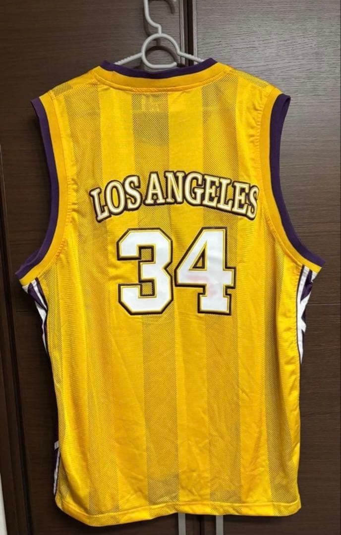 【激レア】212NYC×NBA レイカーズ シャック #34 ゲームシャツ L