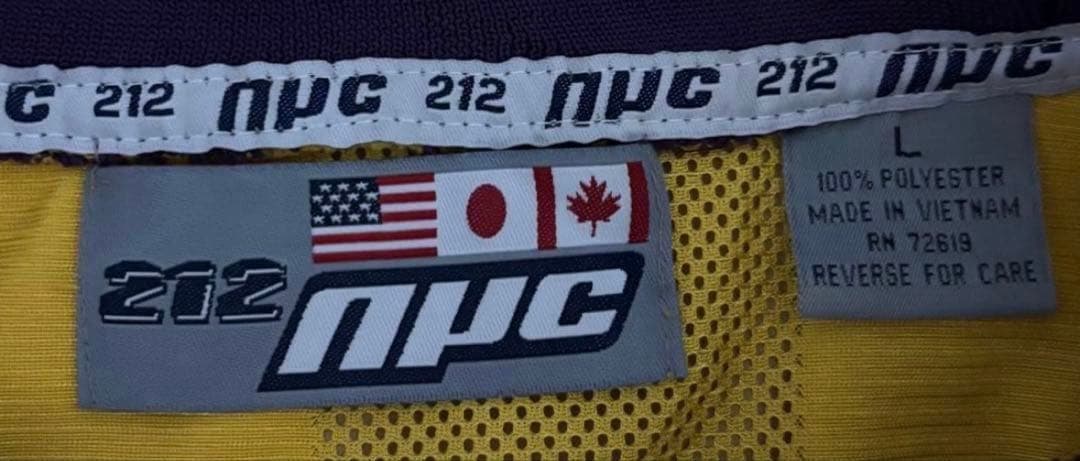 【激レア】212NYC×NBA レイカーズ シャック #34 ゲームシャツ L