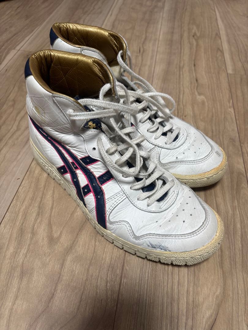 【限定色】asics japan アシックス　ジャパン バッシュ　ネイビーピンク
