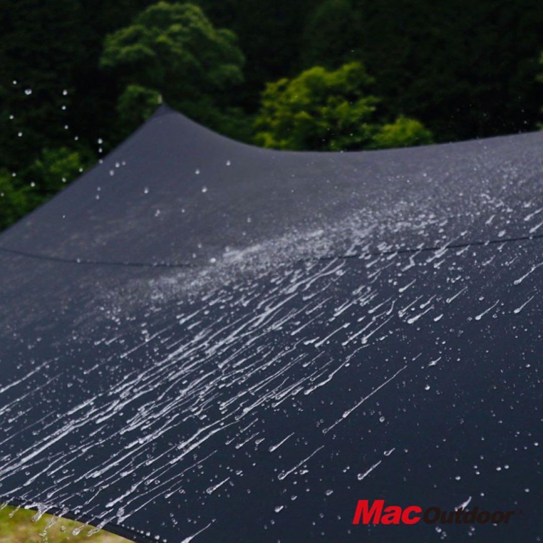 黒L新品 Mac Outdoor Mac One ヘキサ タープ ブラック