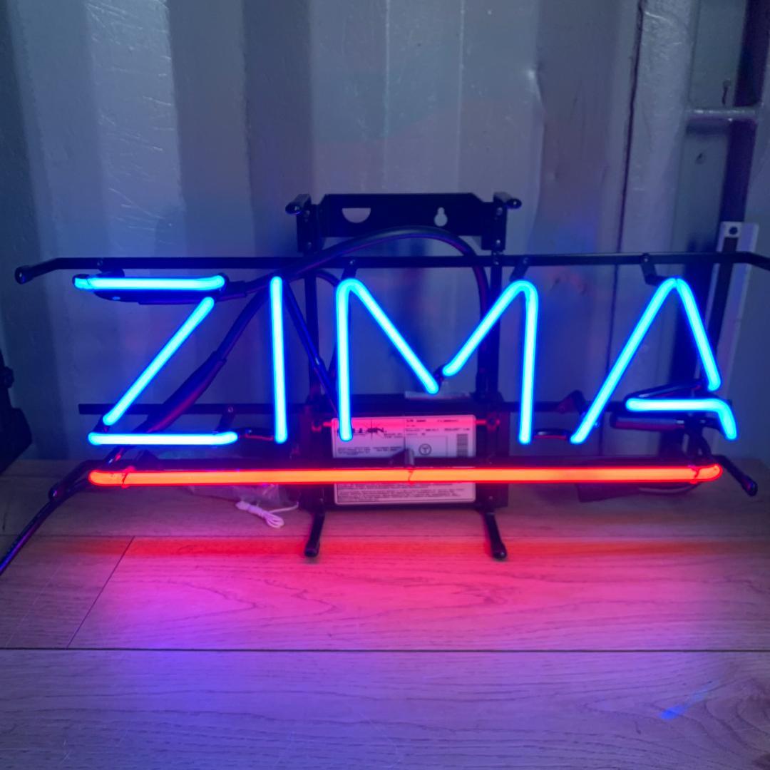 ZIMA ネオン管 ジーマ　ディスプレイ　デッドストック　看板