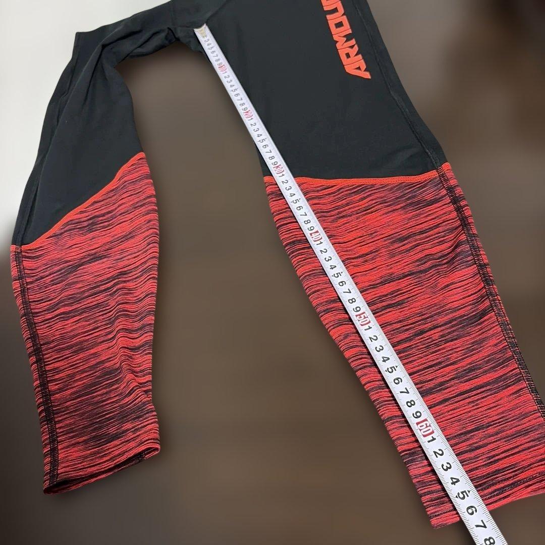 Under Armour メンズタイツ XL ブラック/レッド