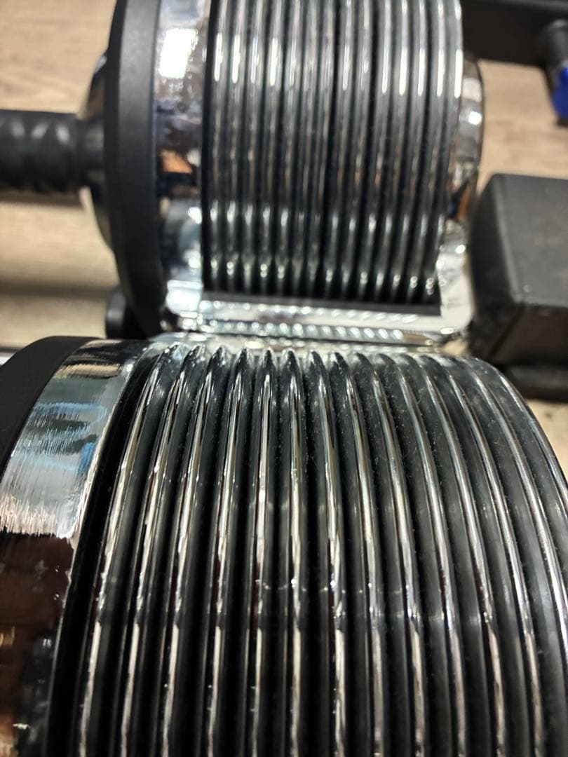 ①ライシン　メタルダンベル 32kg 可変式ダンベル 2個セット フレックスベル