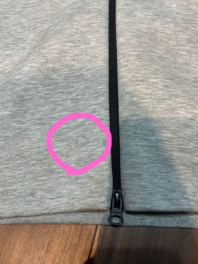 Nike グレー テックフリース　上下セット　M