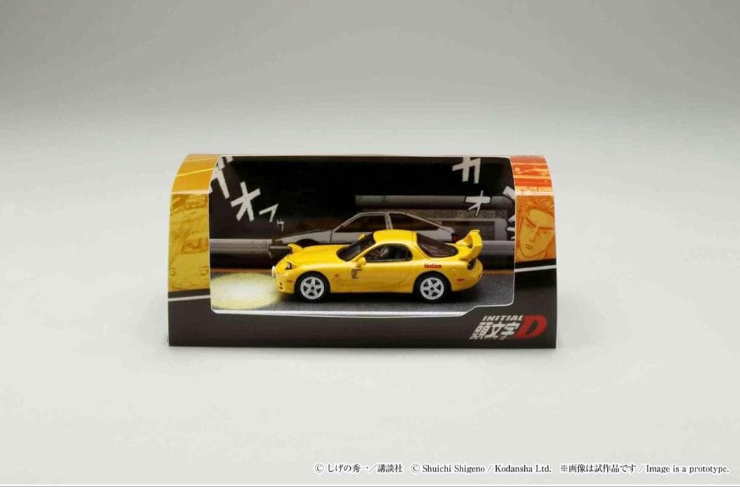 MAZDA RX-7頭文字D 高橋啓介ドライバーフィギュア付き2種類セット