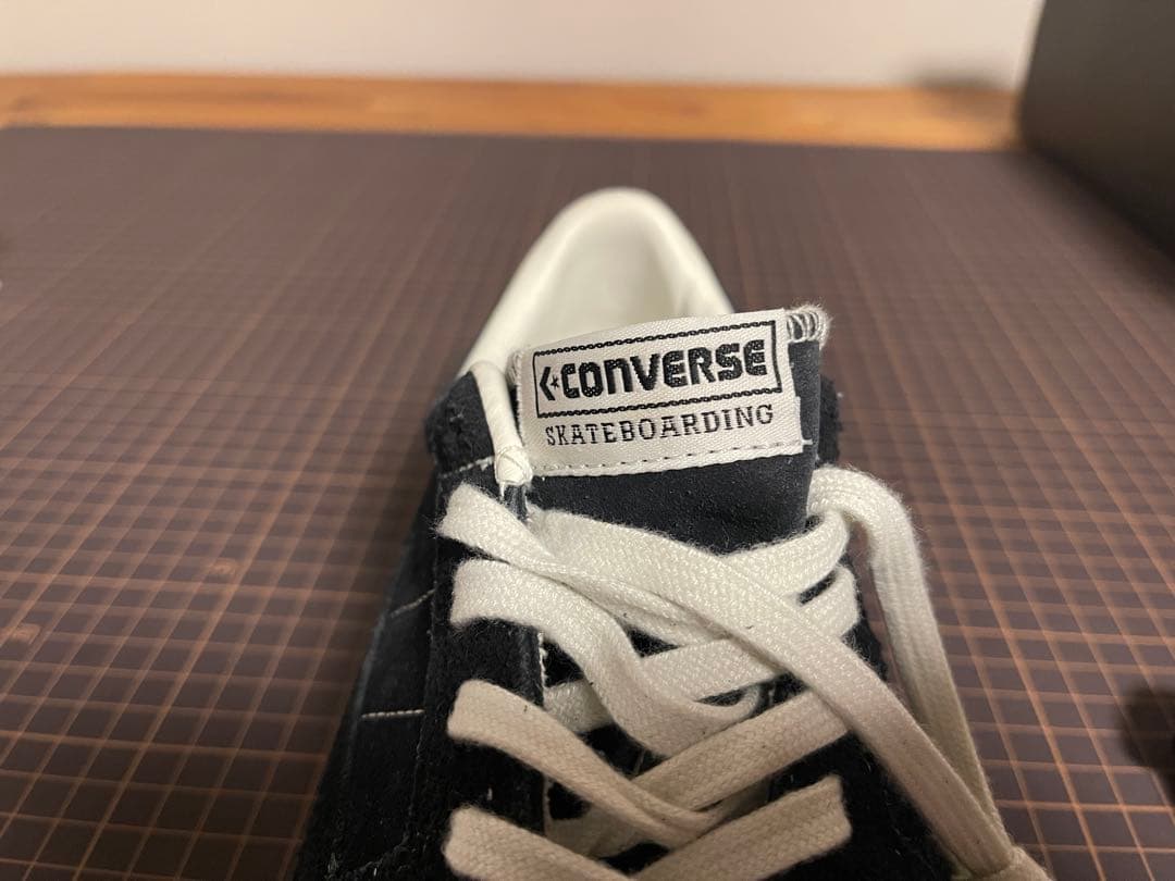 CONVERSEコンバースSKATESTAR SK OXスエードブラック27.5