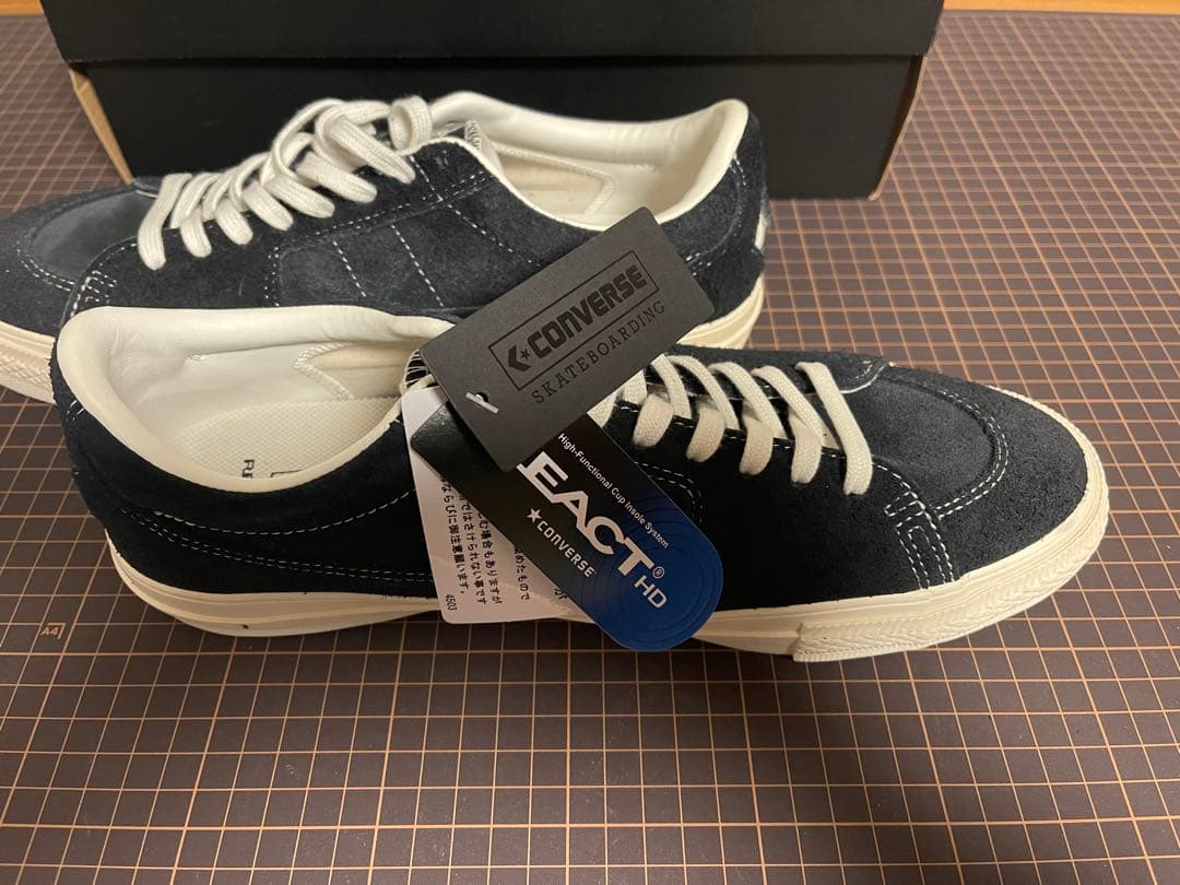 CONVERSEコンバースSKATESTAR SK OXスエードブラック27.5