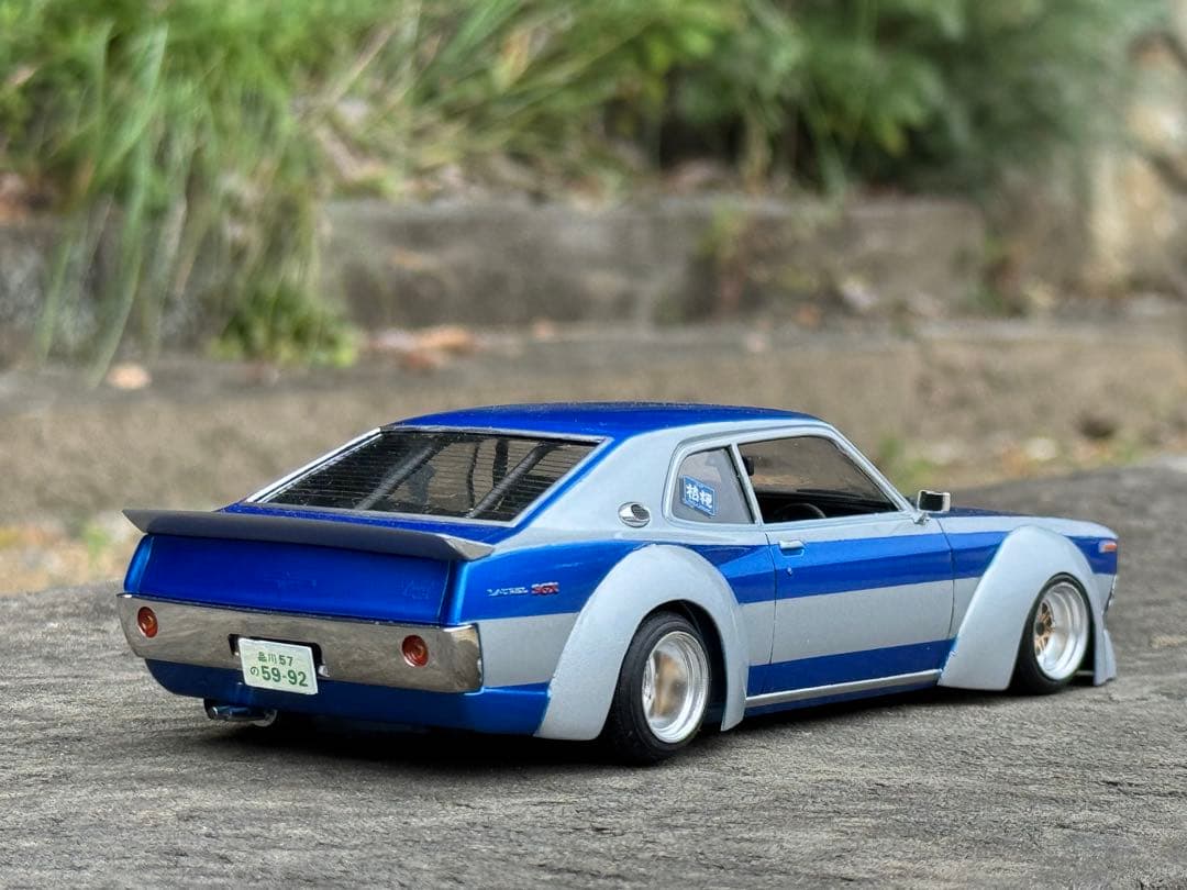 絶版完成品　マルイ•ワークスオバフェンスリックタイヤ　ローレルSGX