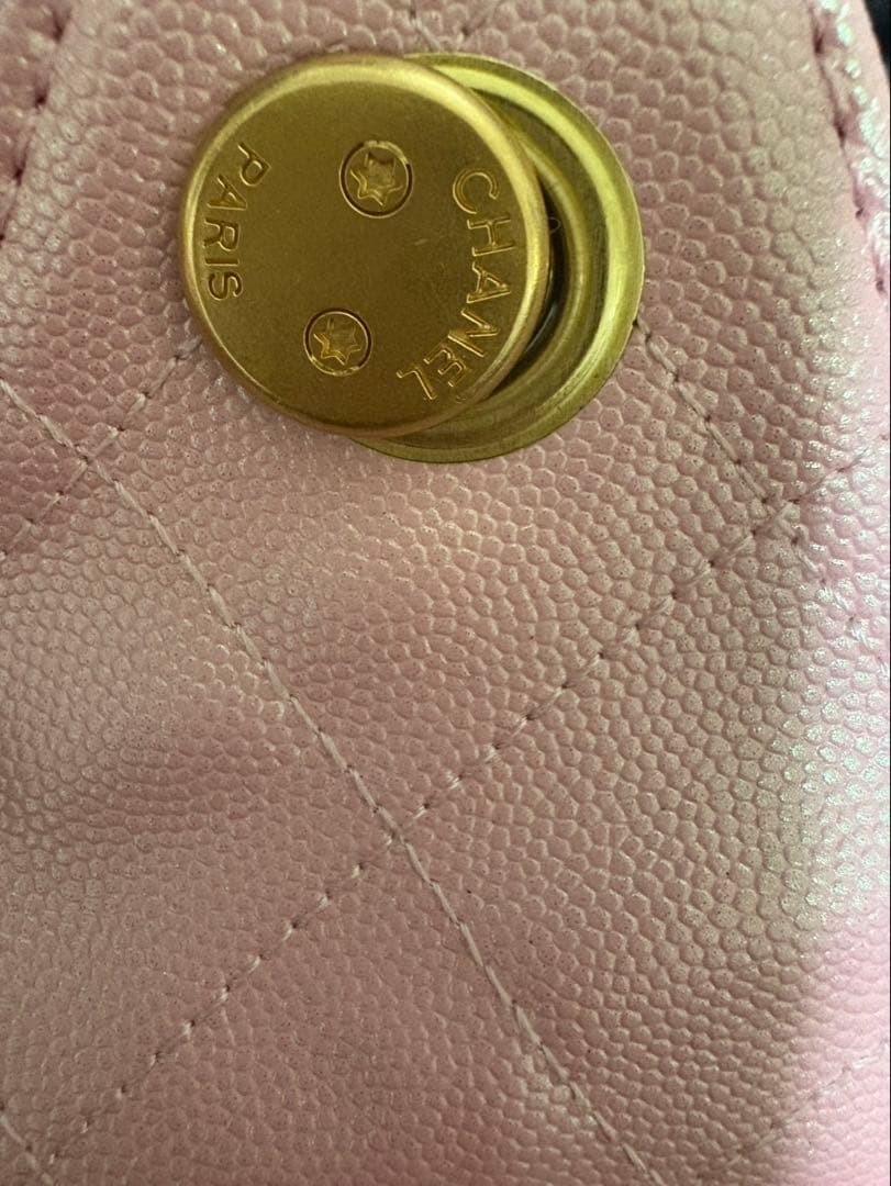 CHANEL ピンク キルティングバッグ