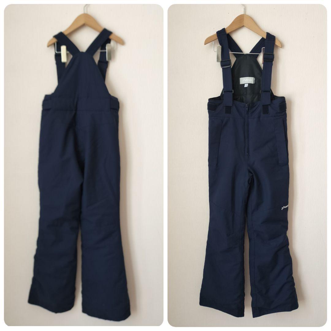 【美品】Phenix スキーウェア 女の子140 130上下 ファー ピンク紺