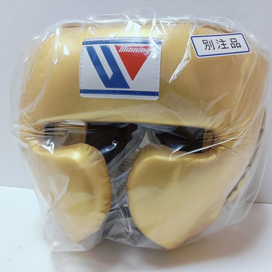 Winning ウイニング ボクシング ヘッドギア Lサイズ 金 別注品③