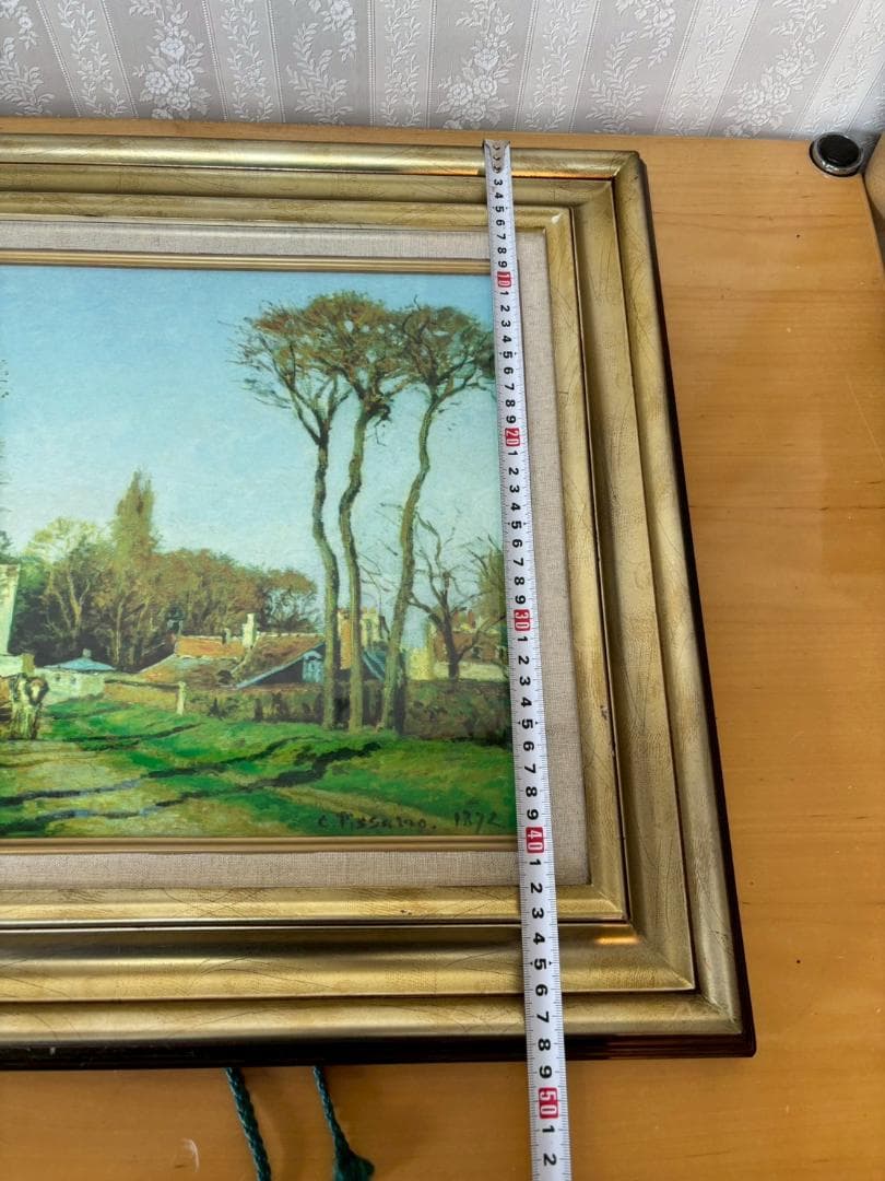 複製画　カミーユ・ピサロ　村の入り口