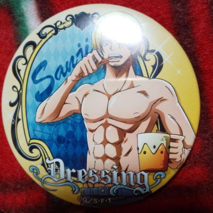 ONE PIECE サンジ 缶バッジ