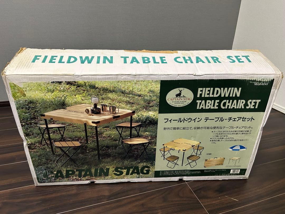 超激レア フィールドウイン ウッドテーブルチェア CAPTAIN STAG