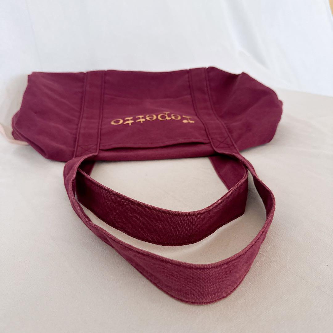 大人可愛い repetto レペット ピンク系 ショルダー ボストンバッグ紫 金