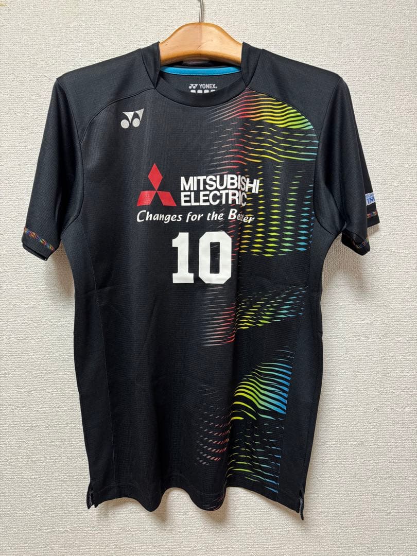 激レア★三菱電機ダイヤモンドウイングスユニフォームYONEX 支給実使用？S