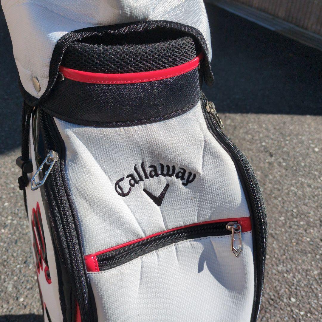 Callaway キャディバッグ ホワイト/レッド