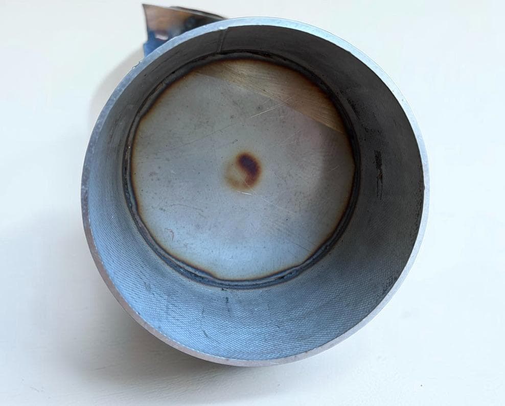 井上武吉 ステンレス彫刻「My Sky Hole 1991年 45.5 cm