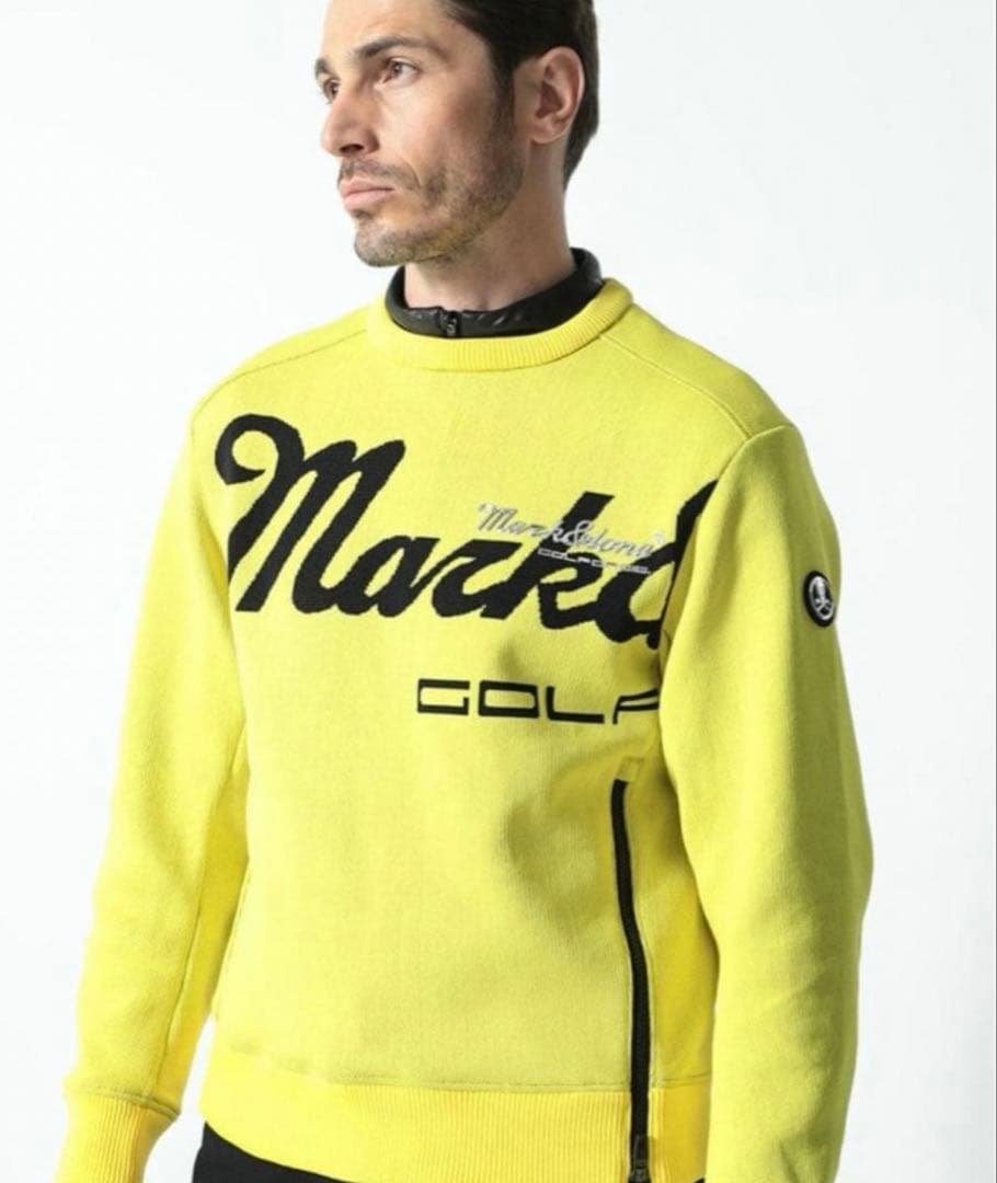 新品 ★ MARK&LONA ニット ブルゾン セーター マーク&ロナ 正規品